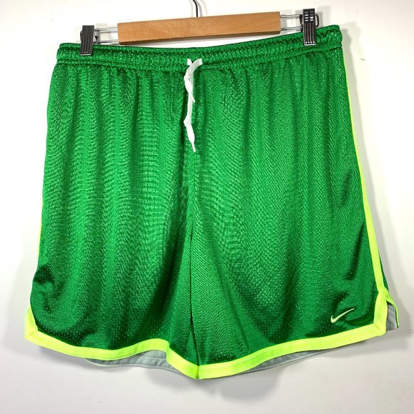 Nike Pants - Nike Womens L Mesh Basketball Workout Shorts Green